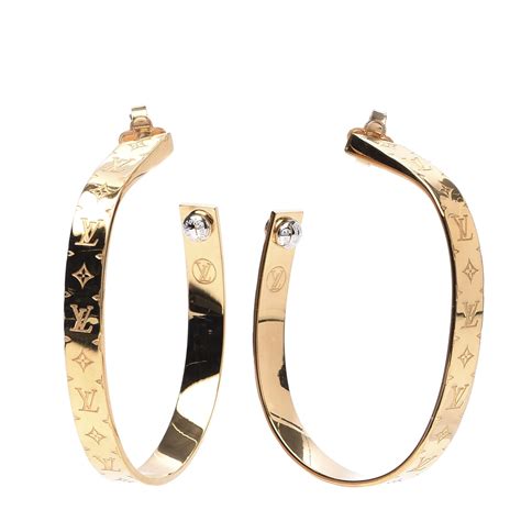 gold louis vuitton earrings|louis vuitton earrings sale.